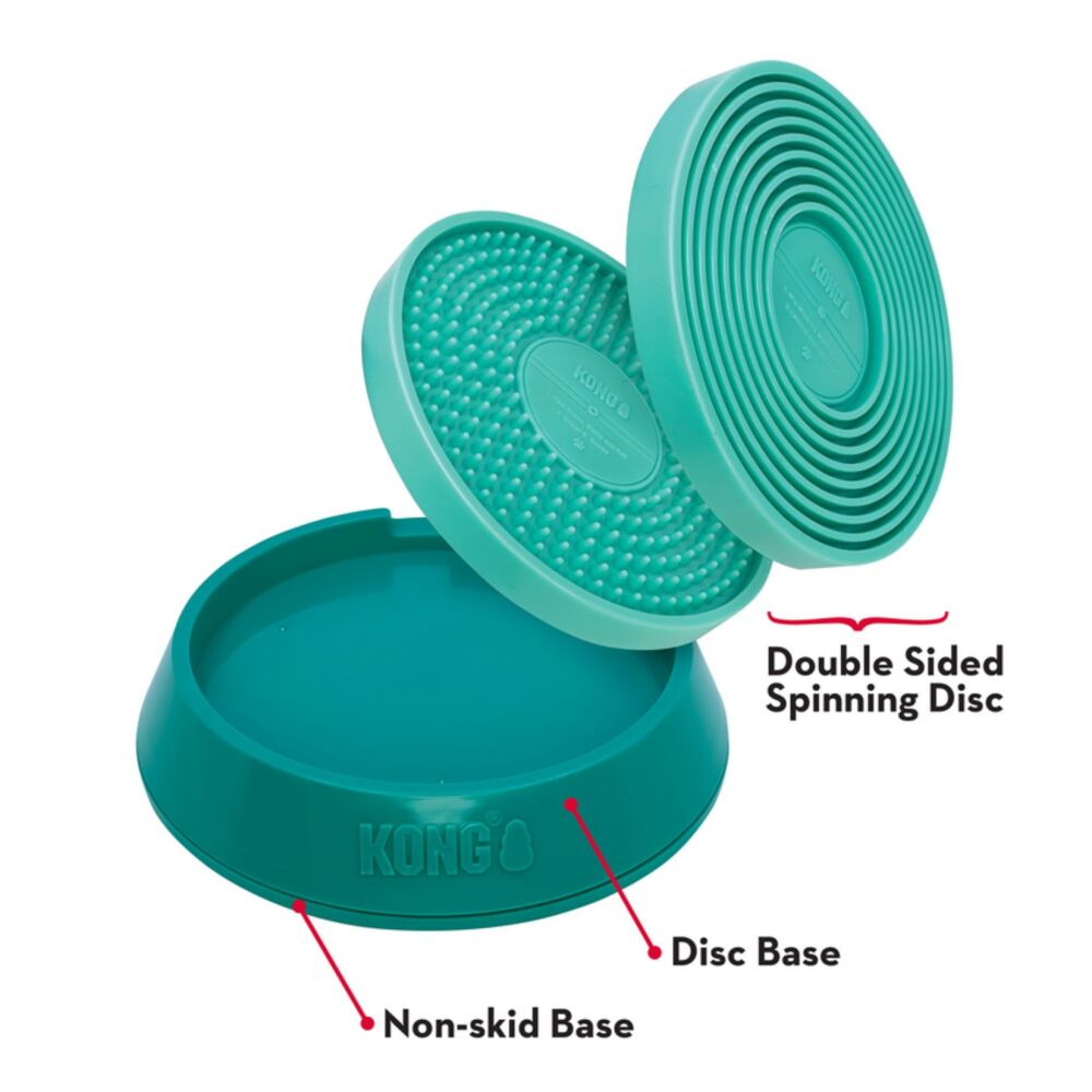 Kong Licks Spinz Slow Feeder and Treat Mat