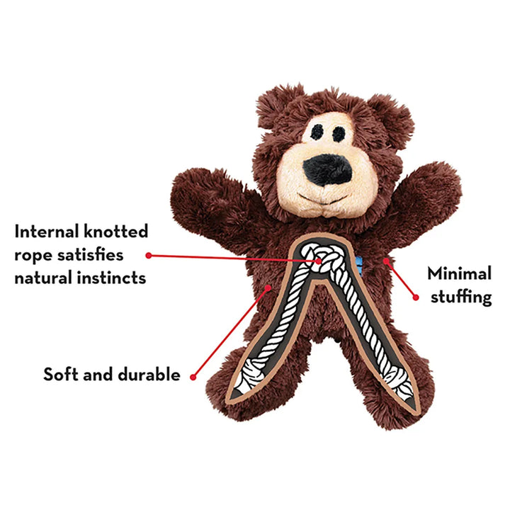 Kong Wild Knots Bear Plush Dog Toy