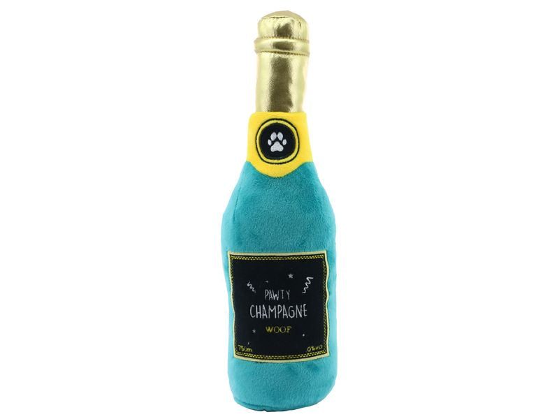 Pawty time Champagne Bottle Plush toy