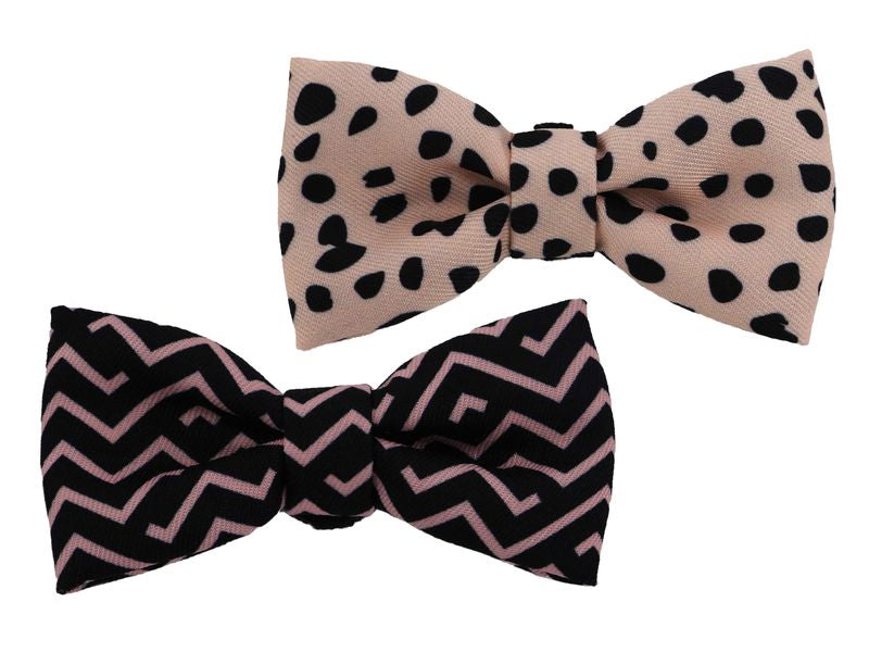 Soho Pet Bow Dalmation/Zigzag - 100% Recycled Fabric - PetWorld