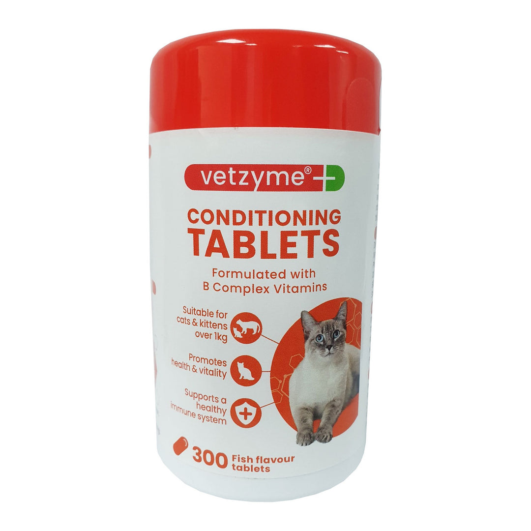 Vetzyme Cat Conditioning 300 Tablets