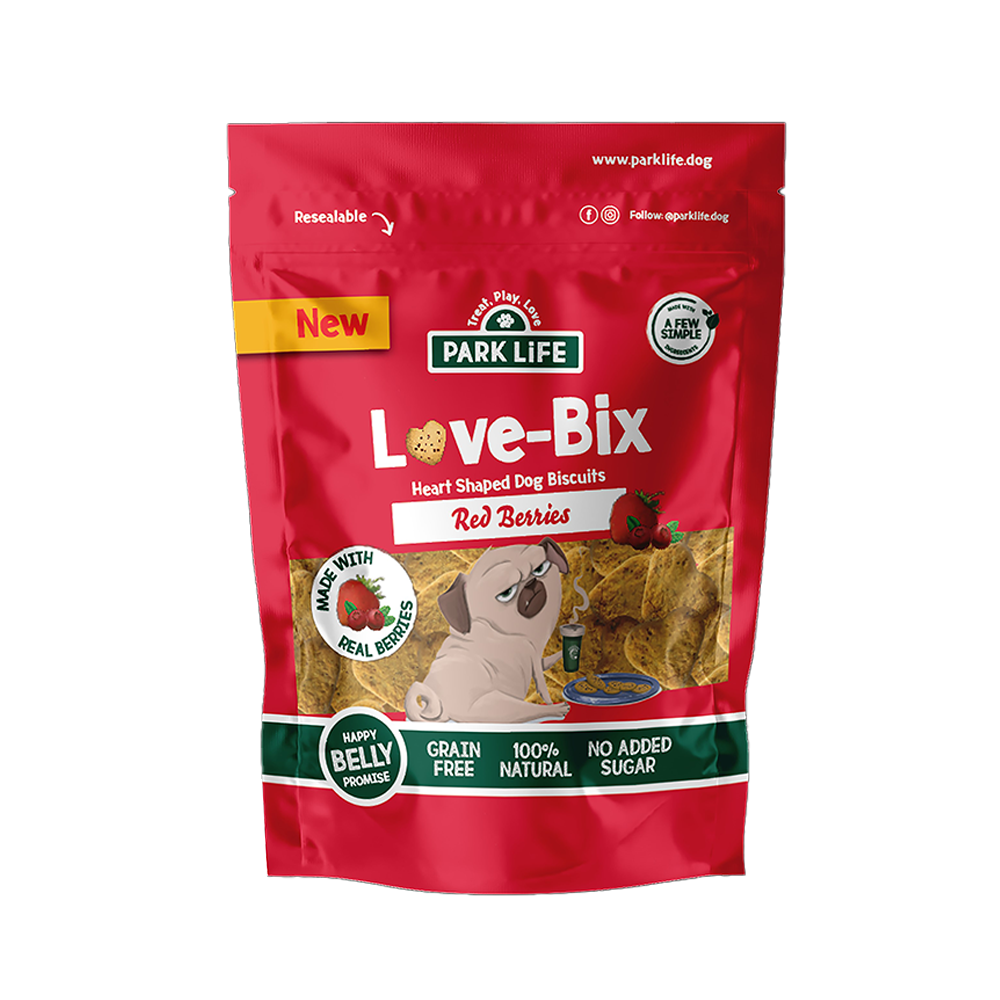 Park Life Love Bix Red Berries 100g - PetWorld