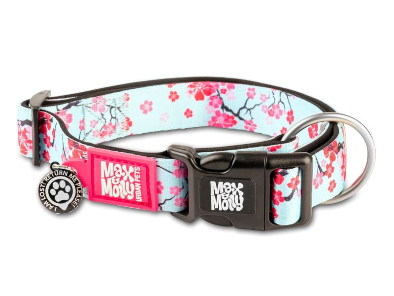 Max & Molly Cherry Blossom Smart ID collar - PetWorld