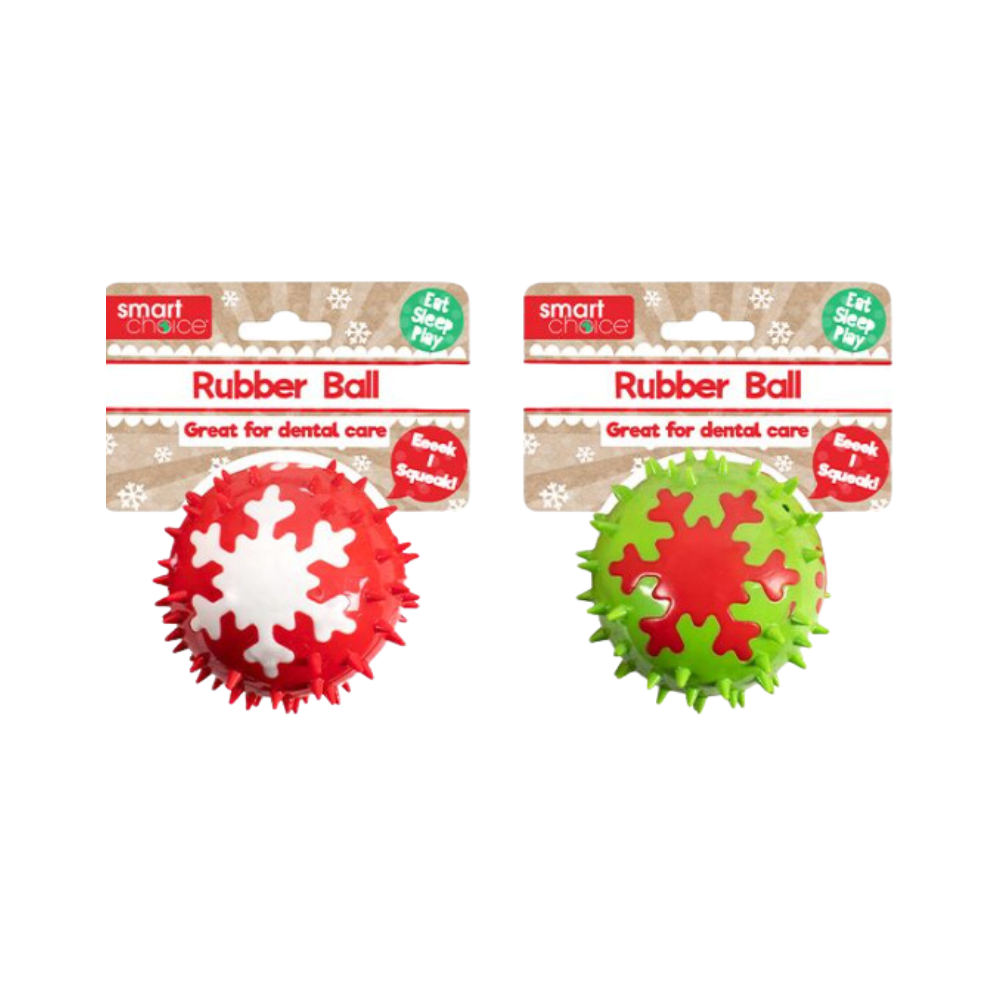 Christmas Rubber Ball Toy 8.8cm