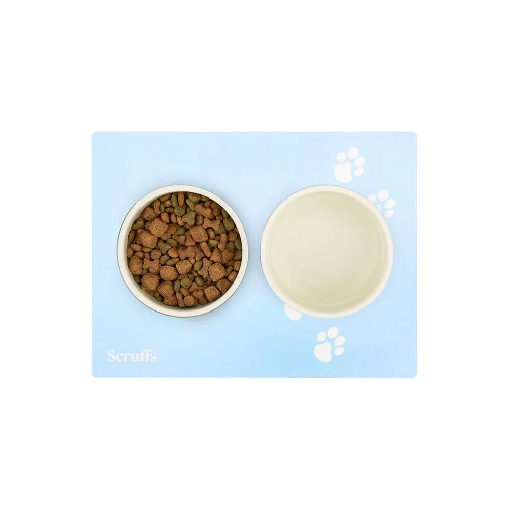 Scruffs Pet Placemat 40x 30cm Blue - PetWorld