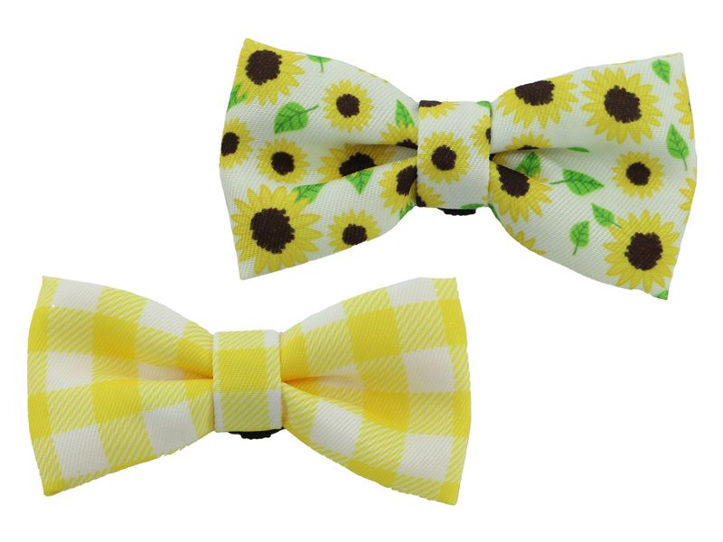 Soho Pet Bow Sunflower/Yellow - 100% Recycled Fabric - PetWorld