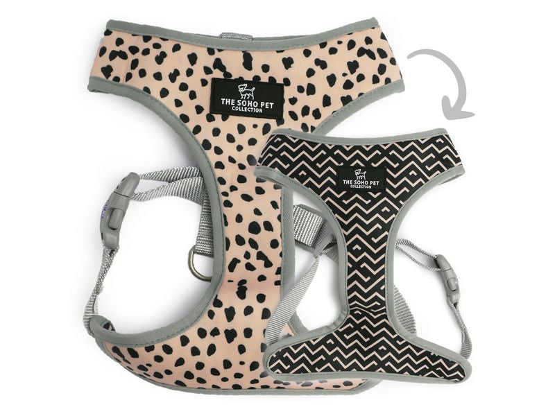 Soho Reversible Harness Dalmation/ZigZag