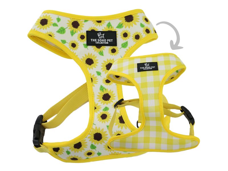 Soho Reversible Harness Sunflower/Yellow