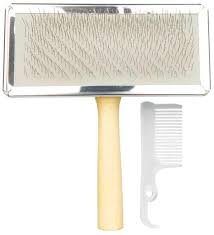 Trixie Soft Brush with Cleaner 13 x 9 cm Medium