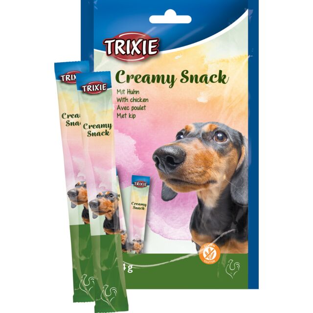 Creamy Chicken Dog snack