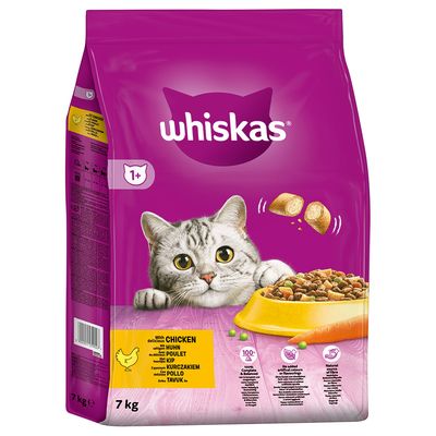 Whiskas Adult Cat food Chicken 7kg