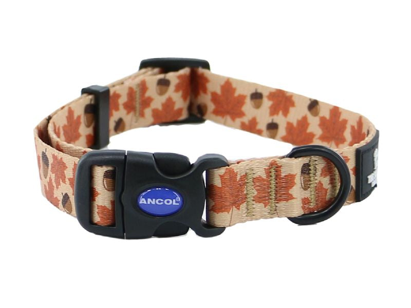 Soho Maple Nylon Adjustable Dog Collar