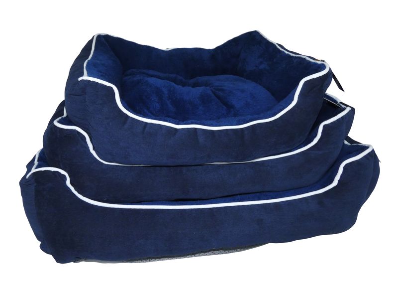 Slumber Blue Corduroy bed - PetWorld