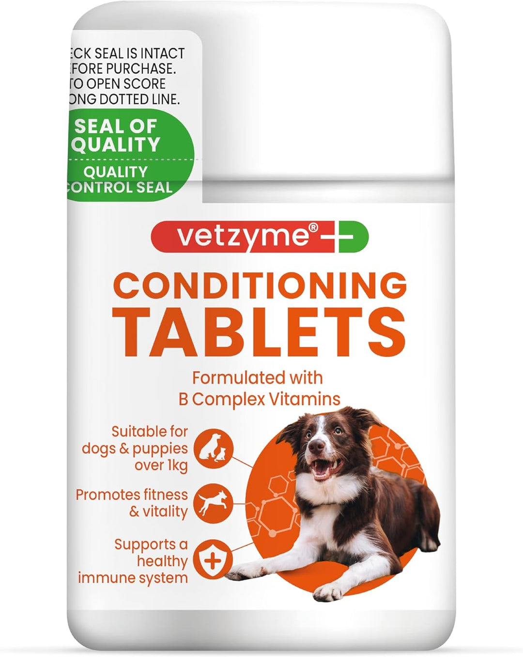 Vetzyme Dog Conditioning Tablets 100 Tub